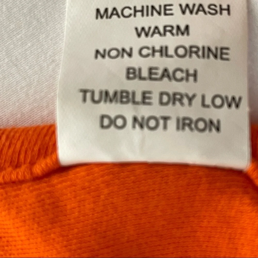Baby Bib Cotton ‘I Did 9 Months Hard Time’ Orange Black White One Size